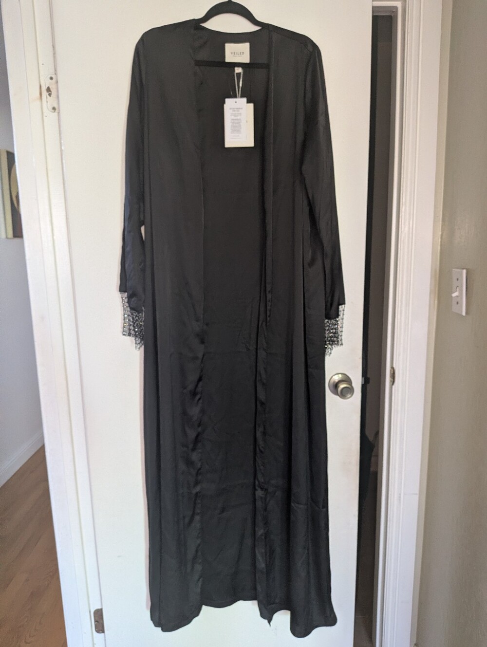 Veiled Collection Black abaya Jewel Cuff